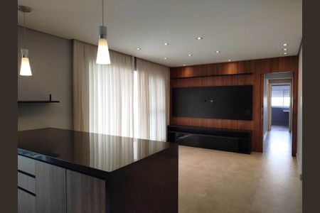 Sala com cozinha americana de apartamento para alugar com 3 quartos, 119m² em Vila Carrão, São Paulo