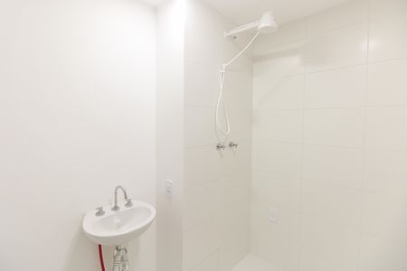 Studio para alugar com 27m², 1 quarto e sem vaga Studio para alugar com 27m², 1 quarto e sem vagaBanheiro