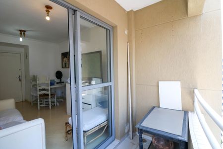 Varanda de apartamento à venda com 1 quarto, 40m² em Brooklin, São Paulo
