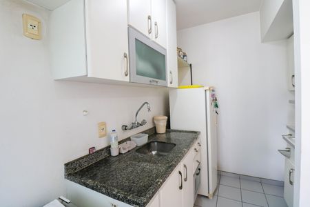 Cozinha de apartamento à venda com 1 quarto, 40m² em Brooklin, São Paulo