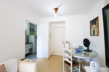 Sala de apartamento à venda com 1 quarto, 40m² em Brooklin, São Paulo