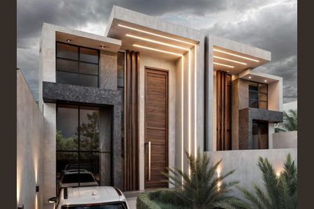 Fachada de casa à venda com 4 quartos, 180m² em Planalto, Belo Horizonte