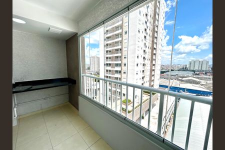 Varanda da Sala de apartamento para alugar com 2 quartos, 55m² em Vila das Bandeiras, Guarulhos