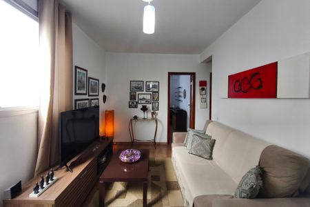 Sala de apartamento à venda com 2 quartos, 75m² em Jardim Leonor, Campinas