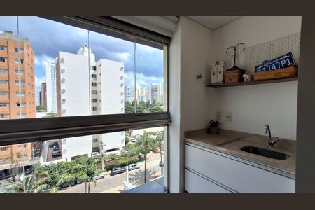 Varanda Office de apartamento para alugar com 1 quarto, 47m² em Cambuí, Campinas