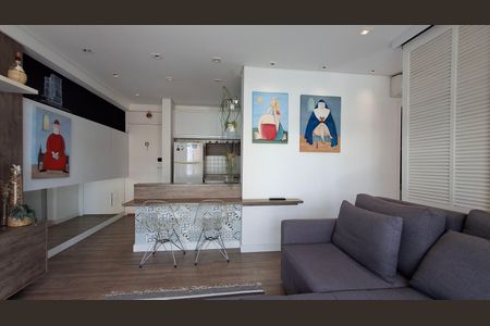 Sala de apartamento para alugar com 1 quarto, 47m² em Cambuí, Campinas