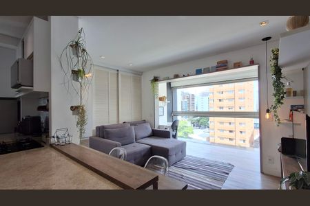Sala de apartamento para alugar com 1 quarto, 47m² em Cambuí, Campinas