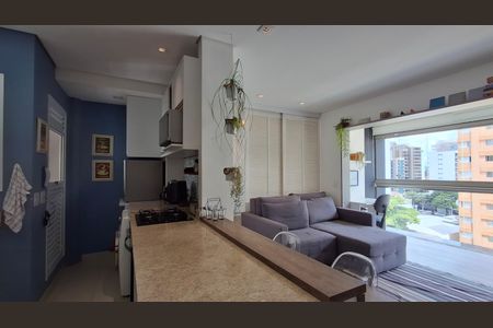 Sala de apartamento para alugar com 1 quarto, 47m² em Cambuí, Campinas