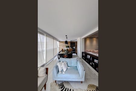 Varanda da Sala de apartamento para alugar com 3 quartos, 137m² em Vila Regente Feijó, São Paulo