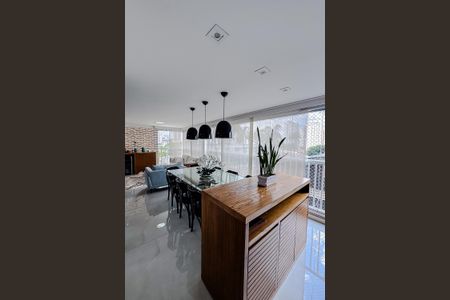 Varanda da Sala de apartamento para alugar com 3 quartos, 137m² em Vila Regente Feijó, São Paulo