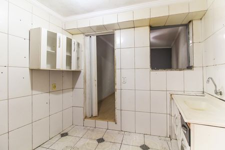 Cozinha de casa para alugar com 1 quarto, 35m² em Vila Nova Curuca, São Paulo