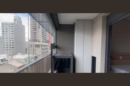 Studio para alugar com 26m², 1 quarto e sem vagaVaranda