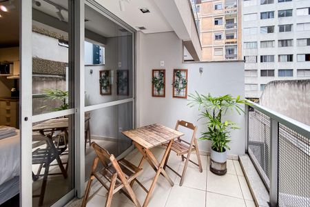 Apartamento à venda com 32m², 0 quarto e sem vagaVaranda