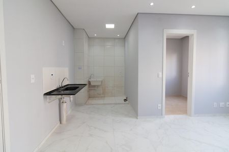 Sala - Cozinha de apartamento para alugar com 2 quartos, 35m² em Jaguaré, São Paulo