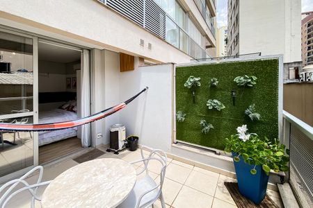 Studio à venda com 35m², 0 quarto e sem vagaVaranda