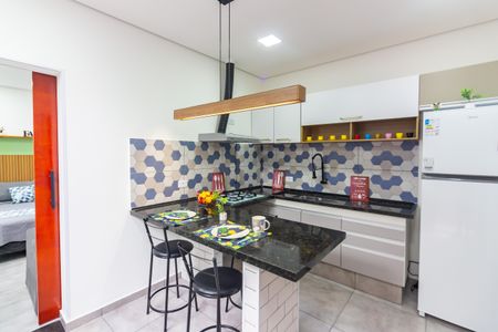 Cozinha  de apartamento para alugar com 1 quarto, 35m² em Umuarama, Osasco