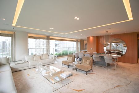 Sala de apartamento à venda com 3 quartos, 221m² em Indianópolis, São Paulo