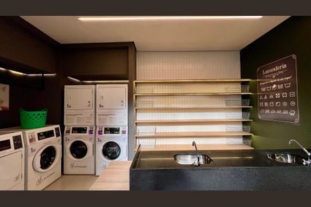 Studio para alugar com 29m², 1 quarto e sem vagaLavanderia