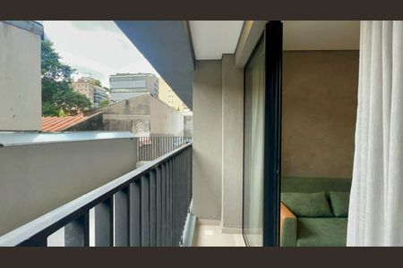 Studio para alugar com 29m², 1 quarto e sem vagaSacada