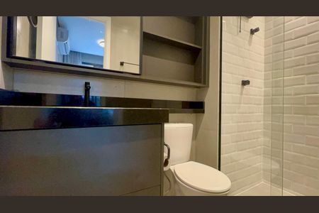 Studio para alugar com 29m², 1 quarto e sem vagaBanheiro da Suíte