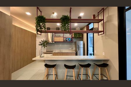 Studio para alugar com 29m², 1 quarto e sem vagaSalão de Festas