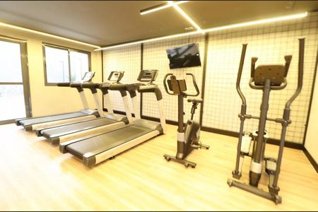 Apartamento para alugar com 43m², 1 quarto e 1 vaga Apartamento para alugar com 43m², 1 quarto e 1 vagaÁrea comum - Academia