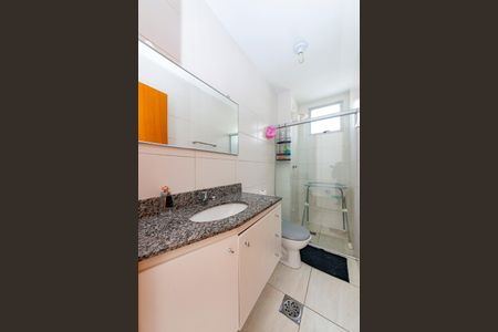 Banheiro da Suíte de apartamento para alugar com 3 quartos, 100m² em Caiçara-adelaide, Belo Horizonte