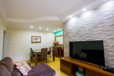 Sala de apartamento à venda com 2 quartos, 75m² em Jardim Bela Vista, Santo André