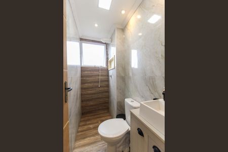 Banheiro de apartamento à venda com 2 quartos, 41m² em Colônia (zona Leste), São Paulo