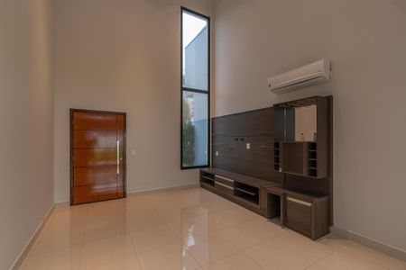 Sala de Estar/Jantar  de casa de condomínio para alugar com 3 quartos, 160m² em Residencial Real Park Sumaré, Sumaré