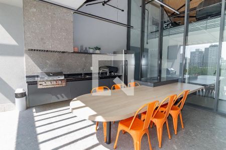 Studio à venda com 26m², 1 quarto e sem vaga Studio à venda com 26m², 1 quarto e sem vagaÁrea comum - Churrasqueira