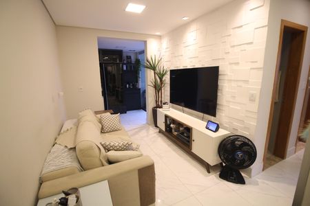 Sala de apartamento à venda com 2 quartos, 87m² em Tirol, Contagem