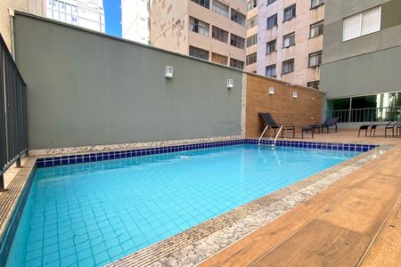 Apartamento para alugar com 45m², 1 quarto e 1 vaga Apartamento para alugar com 45m², 1 quarto e 1 vagaÁrea comum - Piscina