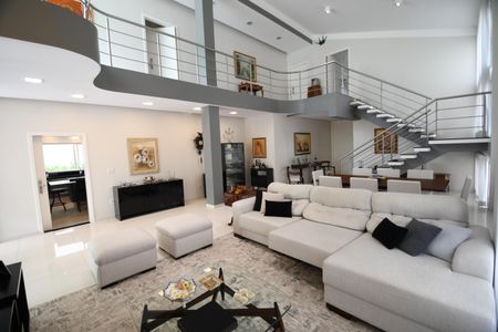 Sala de casa de condomínio à venda com 4 quartos, 410m² em Vila Sônia (sousas), Campinas