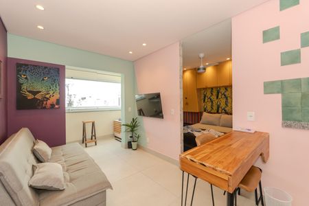 Sala de apartamento à venda com 1 quarto, 28m² em Bela Vista, São Paulo