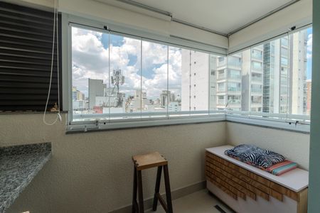 Sacada de apartamento à venda com 1 quarto, 28m² em Bela Vista, São Paulo