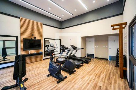 Studio para alugar com 25m², 1 quarto e sem vaga Studio para alugar com 25m², 1 quarto e sem vagaÁrea de Comum - Academia