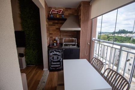 Varanda da Sala  de apartamento para alugar com 2 quartos, 66m² em Aparecidinha, Sorocaba