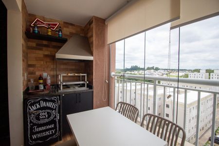 Varanda da Sala  de apartamento para alugar com 2 quartos, 66m² em Aparecidinha, Sorocaba