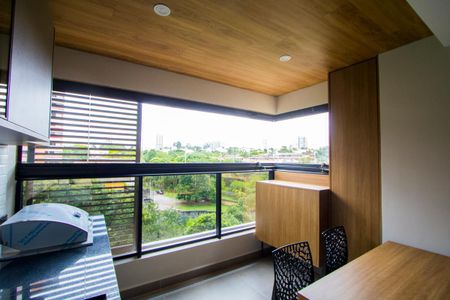 Varanda gourmet de apartamento para alugar com 1 quarto, 42m² em Jardim, Santo André