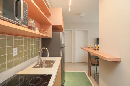 Apartamento para alugar com 38m², 2 quartos e sem vagaCozinha