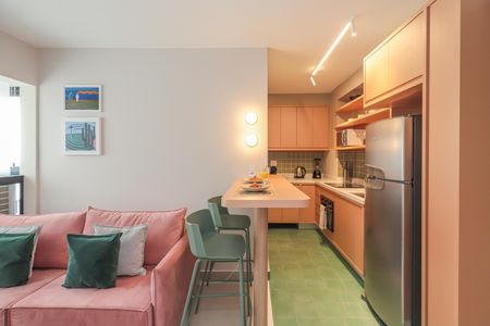 Sala de apartamento para alugar com 2 quartos, 38m² em Bela Vista, São Paulo