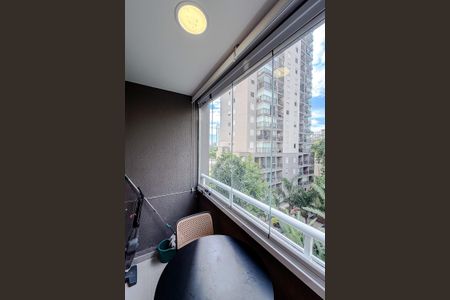 Varanda da Sala de kitnet/studio à venda com 1 quarto, 28m² em Vila Mariana, São Paulo