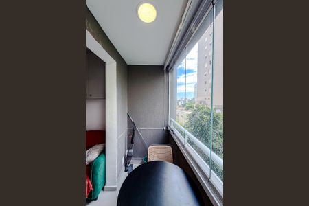 Varanda da Sala de kitnet/studio à venda com 1 quarto, 28m² em Vila Mariana, São Paulo