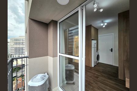 Studio para alugar com 24m², 1 quarto e sem vagaVaranda