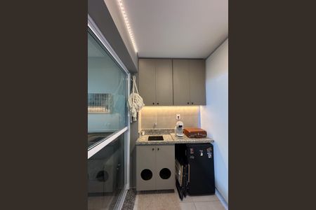 Varanda da Sala de apartamento à venda com 1 quarto, 31m² em Belenzinho, São Paulo