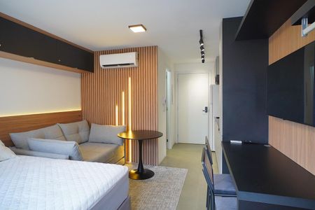 Studio para alugar com 30m², 1 quarto e sem vagaSala _ Quarto 