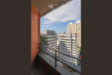 Varanda da Suíte 1 de apartamento para alugar com 2 quartos, 100m² em Pinheiros, São Paulo