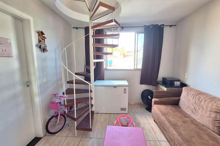 Sala de apartamento para alugar com 2 quartos, 75m² em Chácaras Rio-petrópolis, Duque de Caxias