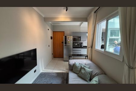 Sala de apartamento para alugar com 2 quartos, 42m² em Jardim Cristiane, Santo André